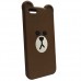 iPhone 6 6s 4.7 - 3D Silicone Cartoon Cute Soft Protective Phone Cover Case - Brown Bear